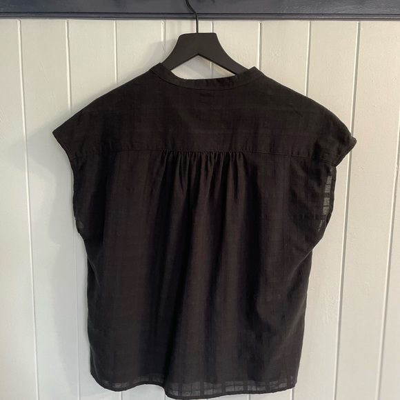Gap Size Small Black Button Up Top - Picture 2 of 2